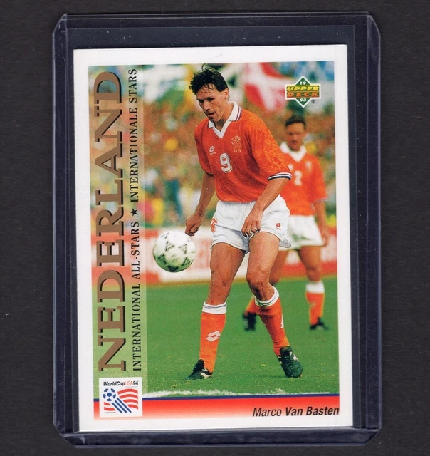 MARCO VAN BASTEN 1994 Upper Deck World Cup Soccer Card HOLLAND 101 PSA