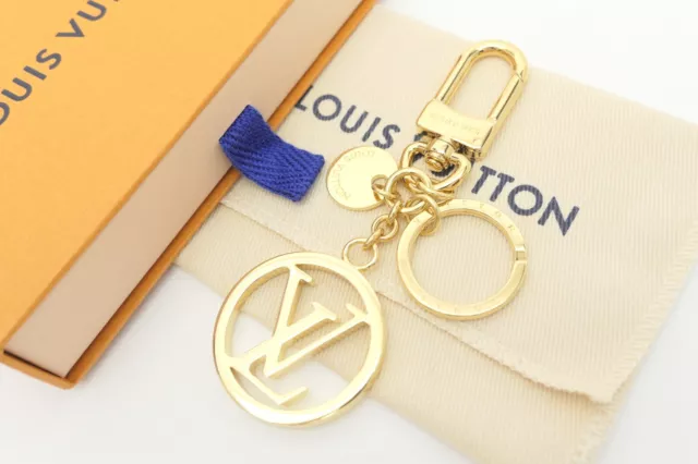 LOUIS VUITTON M63082 LV circle Porte Cles-Berry Bag Charm Key Chain Key  Holder