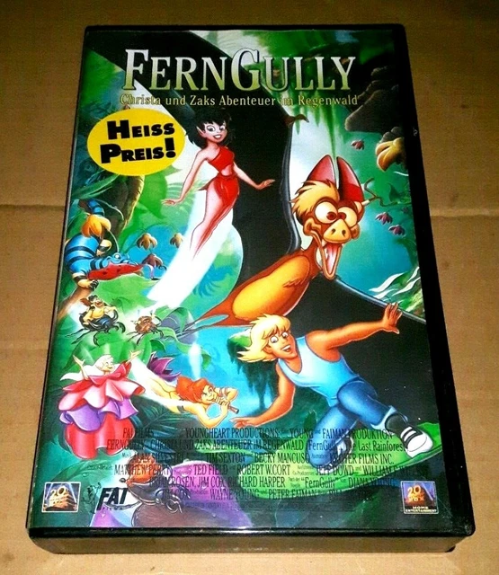 FERNGULLY VHS PAL 1993 20th Century Fox Home Entertainment Bill 
