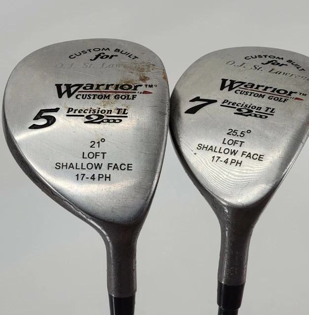 Warrior Custom Golf Precision TL 5 Wood 21° 7 25.5° RH Graphite Stiff Flex