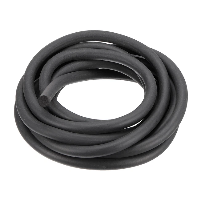 Strisce sigillanti spugna rotonda solida gomma strisce meteorologiche 11,48 piedi x 0,4"W
