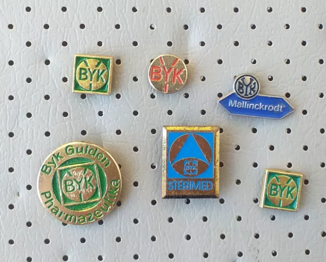 alte Anstecknadel BYK Pharmazeutika pin badge