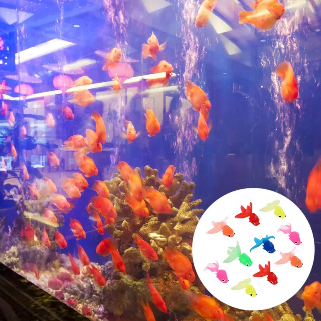 10pcs Artificial Fish Figure Toy Kids Party Favors Gift