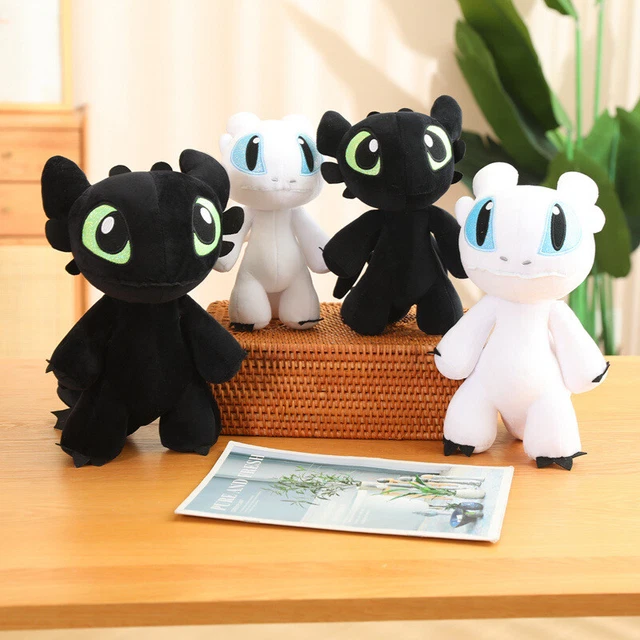 HOW TO TRAIN Your Dragon Toothless Light&Night Fury Soft Toy Plush Doll