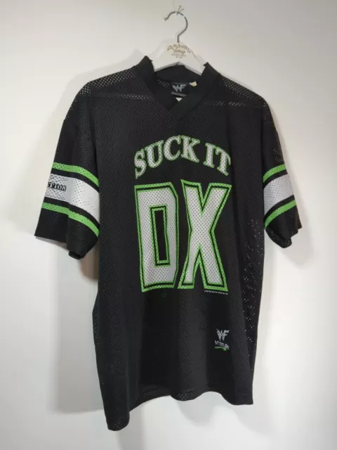 Vintage WWF WWE DX D Generation X Jersey Shirt Size Large Attitude Era