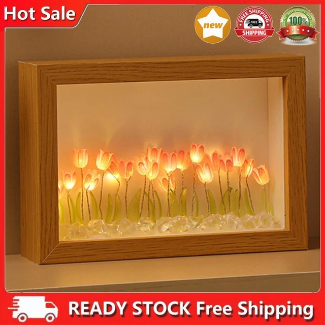 PHOTO FRAME TULIP Night Lamp Table Lamp Home Decor Nightstand Lamps