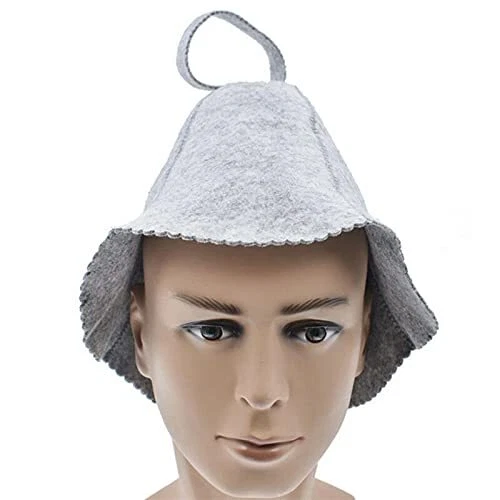 Chapeau de sauna - Chapeau de sauna en feutre pour homme et femme - Accessoir...