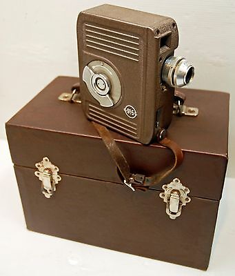 Kodak 2/ Ancienne caméra 9.5 mm  PATHE WEBO A LUXE étui 