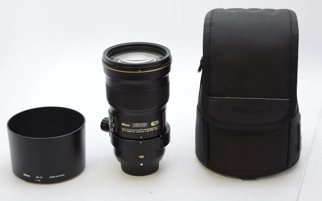 Nikon AF-S Nikkor 300mm f4E PF VR ED Lens + I-Shoot Tripod RT-1 Tripod Collar