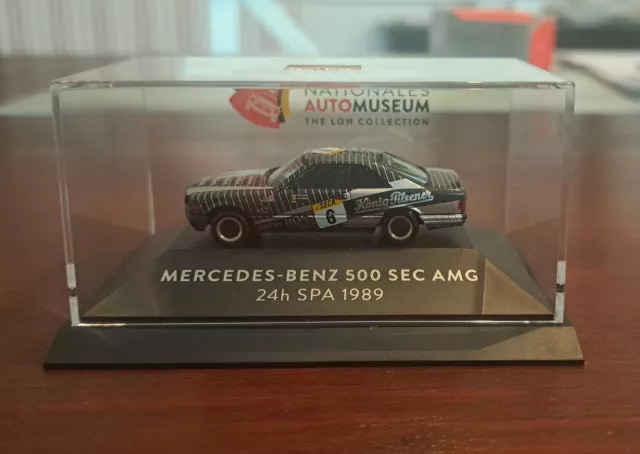 Herpa Mercedes-Benz 500 SEC AMG 24h Spa 1989 "The Loh Collection" NEU OVP