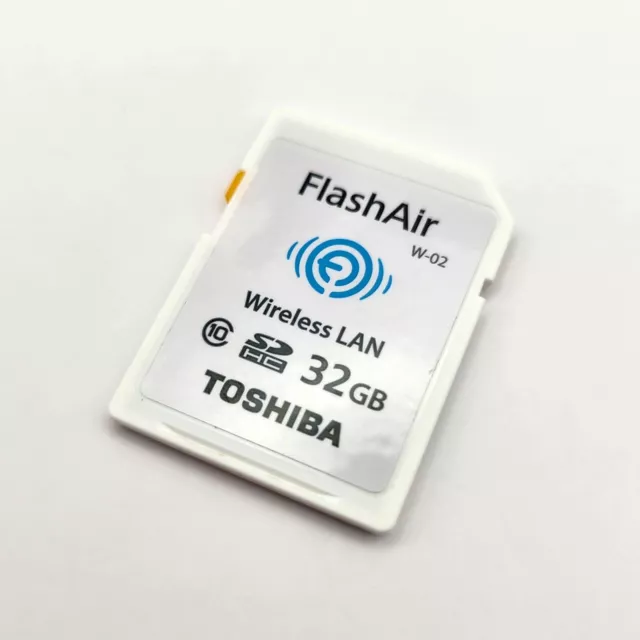 TOSHIBA FlashAir W-02 32GB SDHC Class 10 Wireless LAN Memory Card