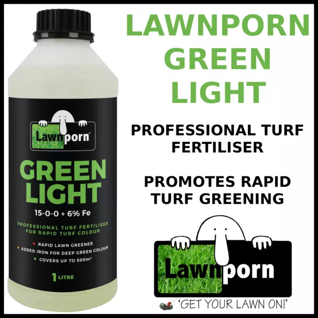Lawn Porn Green Light Professional Lawn & Turf Fertiliser Rapid Green 1 Litre