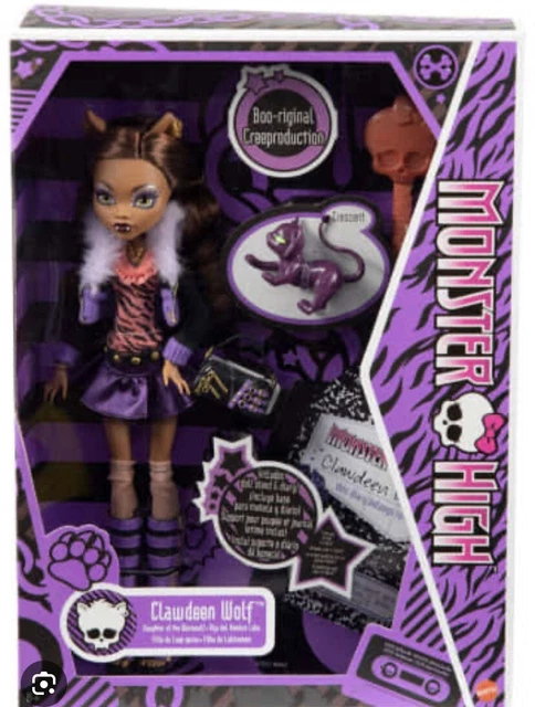 MATTEL MONSTER HIGH Doll RARE New In Box Clawdeen Wolf - Main Image
