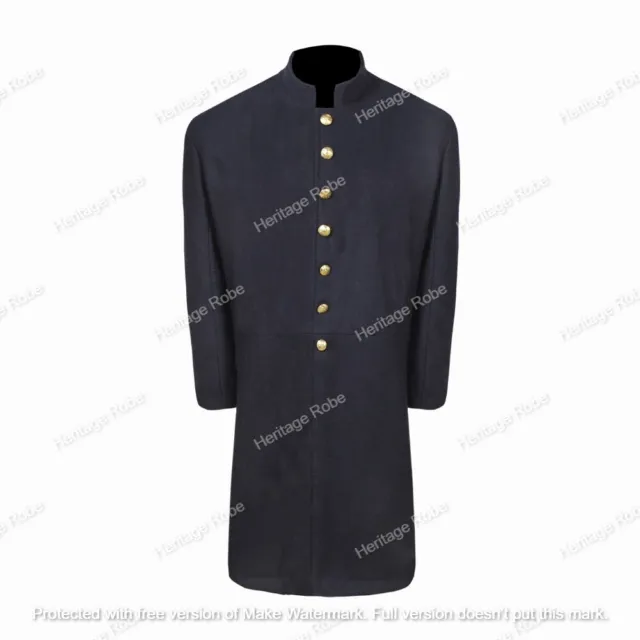 US Civil war Union Junior Officer Navy Blue Single Breasted Frock Coat All Sizes