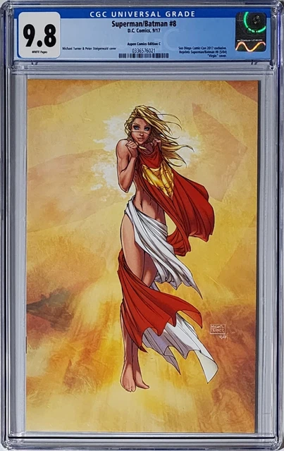Superman/Batman 8 CGC 9.8 D.C. Comics 2017 Aspen Comics Edition C Turner Variant