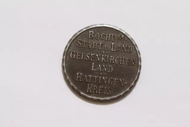 Germany War Money Token 50 Pfennig 1918 Bochum Iron B36 #Z3367