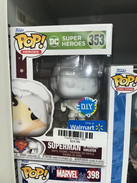 Funko Pop! Heroes - SUPERMAN (DIY) - DC Super Heroes - Walmart - 353