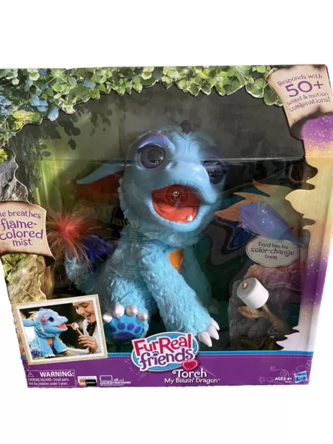 New FurReal Friends Torch My Blazin Dragon Fur Real Interactive Toy Hasbro NIB