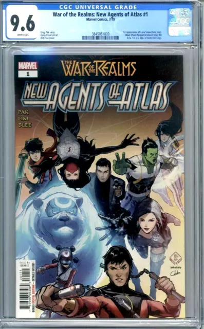 War of the Realms: New Agents of Atlas #1  1st Appearance Luna Snow  CGC 9.6