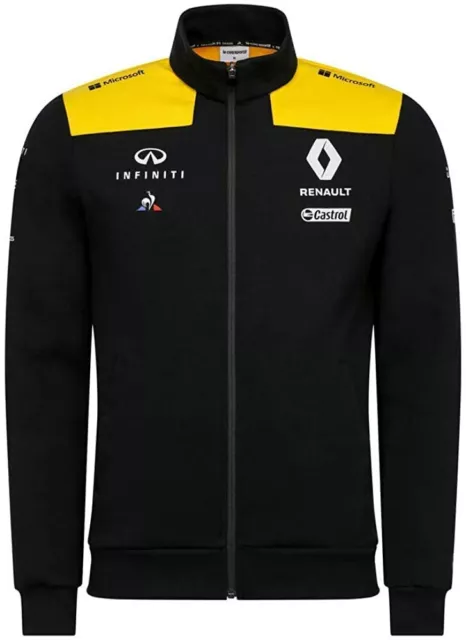 Renault Motorsport Herren Sweatjacke schwarz, Mens Sweat Jacke L