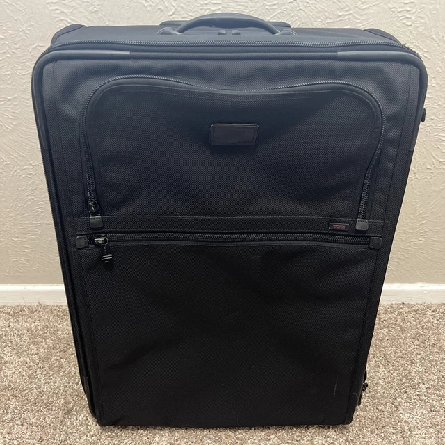 Tumi 22024DH Expandable Black Ballistic Nylon Rolling Suitcase Luggage Alpha