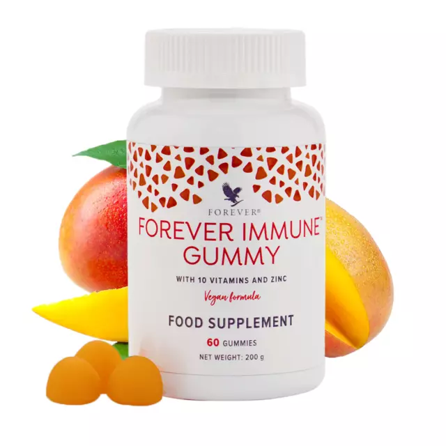 Forever Immune Gummy - Soutien Immunitaire - 10 Vitamines Essentielles + Zinc