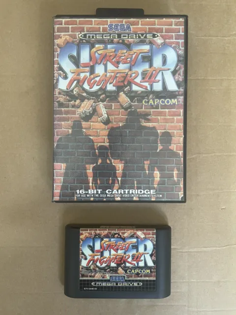 Super Street Fighter 2 Ii For Sega Mega Drive Megadrive Pal Version Fast Desp