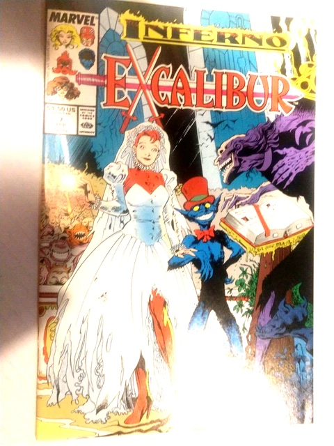 Excalibur 7 1989 Chris Claremont Alan Davis Inferno X-Men