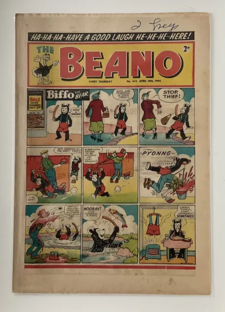 The Beano No. 612 April 10th 1954 Great 70th Birthday idea. Free 1st Class Post