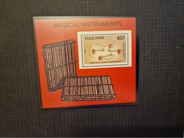 Tanzania 1989 Sg Ms664 Musical Instruments Mnh