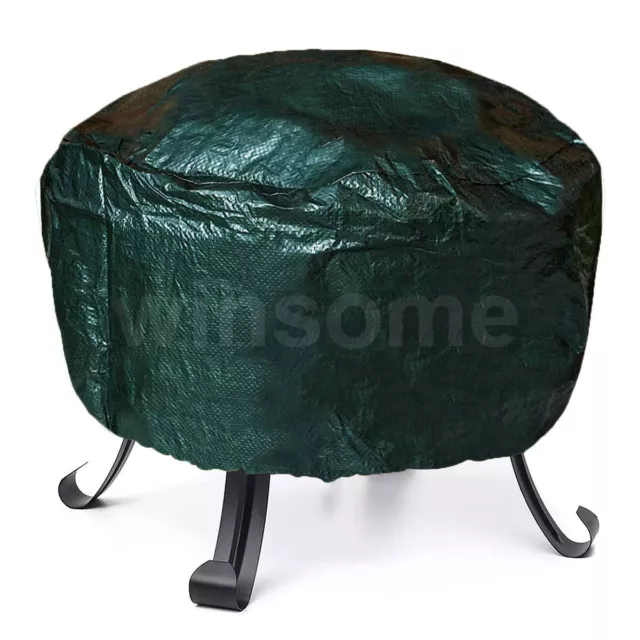84cm Large Fire Pit Cover Heavy Duty Waterproof Protector Outdoor Garden Patio