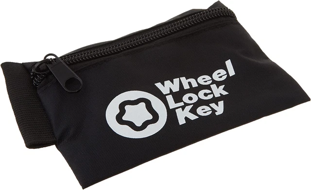 70007 Wheel Key Lock Storage Pouch, Black