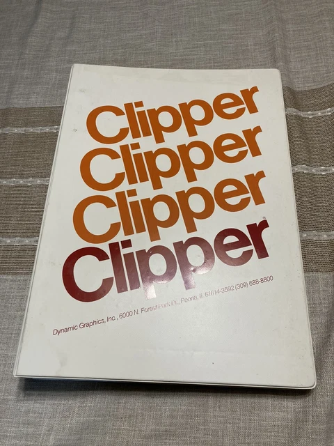 Clipper - Dinamico Immagini - Vintage Clip Arte Libro 1988-90 (MH253-G)