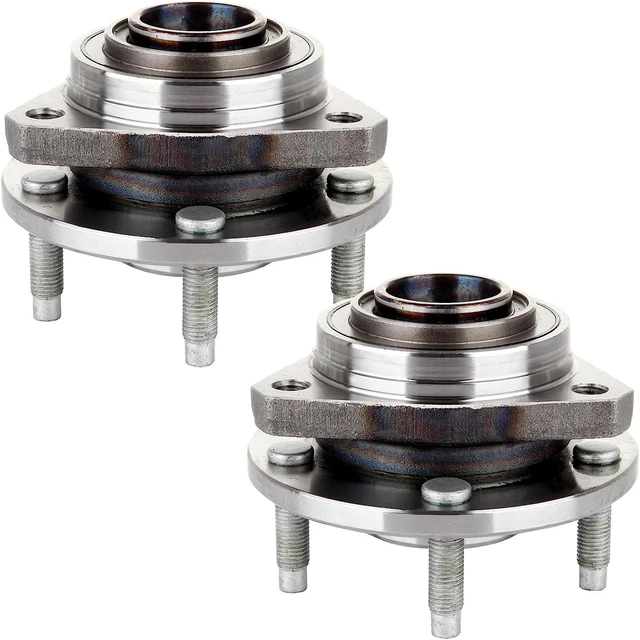 for Pair of 2 Front Wheel Hub Bearing Assembly 5 Lugs for Chevy Malibu 2004-08 P