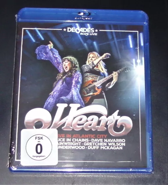 Heart Live In Atlantic City  Blu Ray Schneller Versand Neu & Ovp