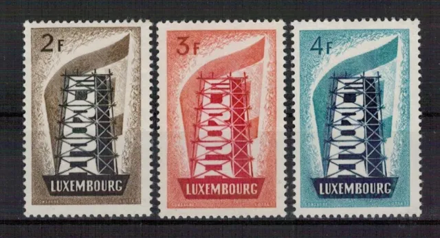 Luxemburg: Nr. 555-557 ** postfrisch / Cept 1956