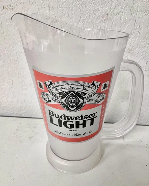 Retro Budweiser Light Pitcher Man Cave Garage Decoration
