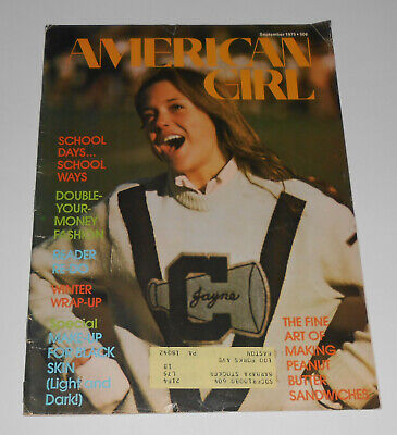 Vtg 1975 American Girl Sep Girl Scouts GSA 1970s Teen Kids School Fashion Hair