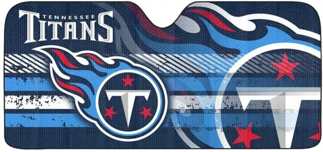 Fanmats Team Promark NFL Tennessee Titans Car Truck Folding Sunshade