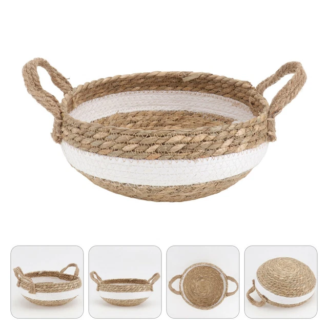 1pc Tressé Service Panier En osier Corbeille À Pain