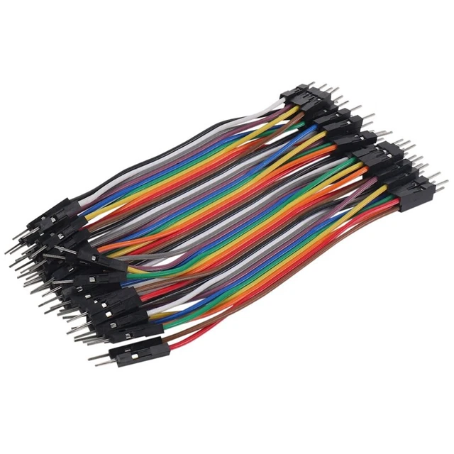 400Pcs  Cable BreadBoard fil electronique Essai Solderless pour  Wire 6cm S1A9
