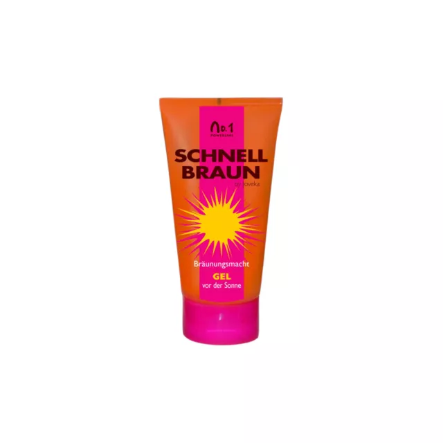 Joveka Schnellbraun Gel 150ml Sonnenbank Bräunungsbeschleuniger Solarium Creme