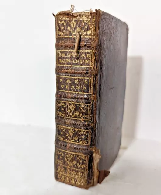 Livre XVIIIe Breviaire Romain Pars Verna Paris 1751 Book 18th