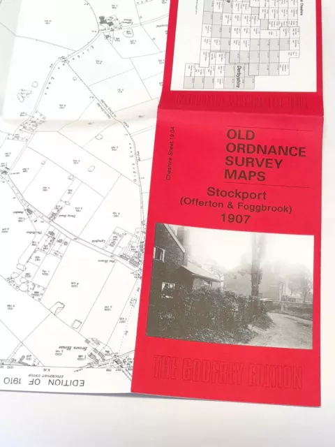 Stockport (Offerton & Foggbrook) 1907. Old Ordnance Survey Maps. Godfrey Edition