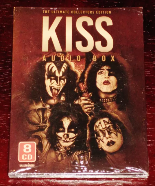 KISS: Audio Box - The Ultimate Collector's Edition 8 CD Set Laser Media UK NEW