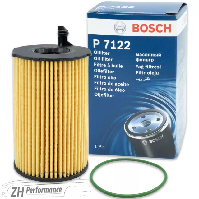 BOSCH P 7122 Ölfilter für Audi A4 A5 A6 A7 A8 Q5 Q7 Porsche Macan VW Touareg