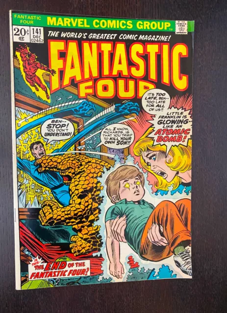 FANTASTIC FOUR #141 (Marvel Comics 1973) -- Bronze Age Superheroes -- VF