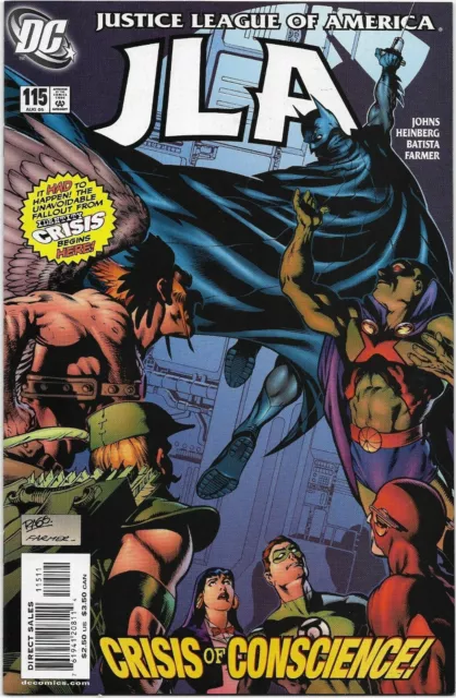 JLA (1997) #115 - VF/NM - Identity Crisis / Secret Society of Super Villains