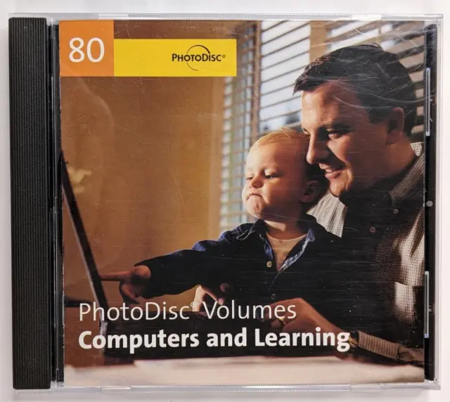 PhotoDisc Volumes 80, computadoras y CD de aprendizaje 336 fotos de stock libres de regalías
