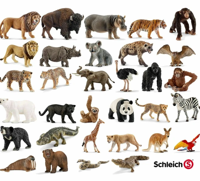 SCHLEICH ANIMALS WILDLIFE Zoo Meer realistische Kunststoff Actionfigur
